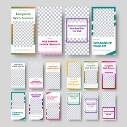 White banners set Royalty Free Vector Image - VectorStock