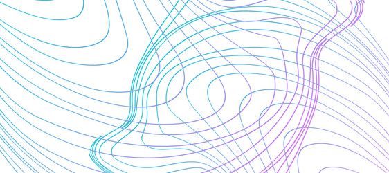 abstract background with flowing outline gradient vector image
