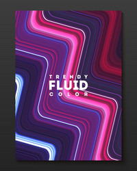 cover design template with gradient color vector