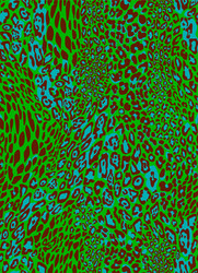 seamless leopard pattern vector image