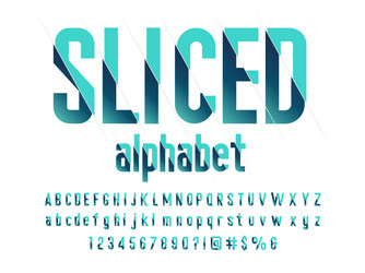 Split font vector