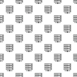 database pattern simple style vector