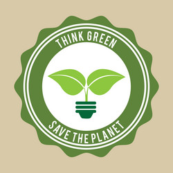 Alternative eco friendly water stamp Royalty Free Vector