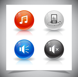 buttons for web vector image