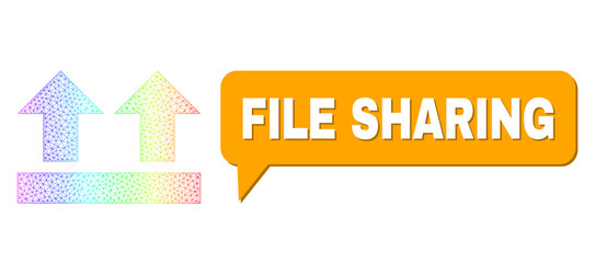 spectrum net gradient bring up icon and file vector image