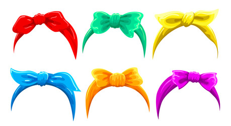 Colorful Holiday Headbands Vector Image