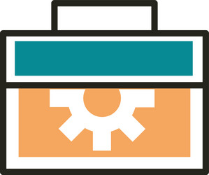 tools support web development icon line and fill vector image