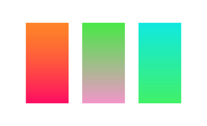 modern screen design gradient mobile app bright vector image