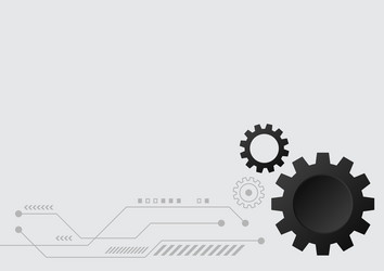Tech Circuit Background vector image