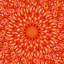geometrical abstract circular tile pattern mosaic vector image