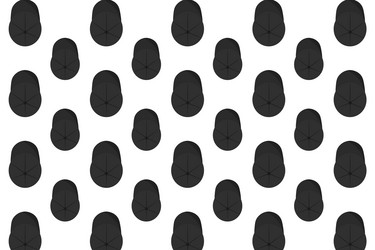 abstract cap top view pattern background vector image