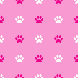 Animal paw seamless pink pattern Royalty Free Vector Image Animal paw seamless pink pattern Royalty Free Vector Image
