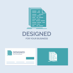 Code coding doc programming script business logo vector