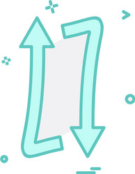 refresh icon design vector image