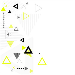 abstract particle structure vector image