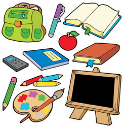 Back to school theme 1 Royalty Free Vector Image
