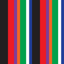 rainbow stripe seamless pattern background vector image