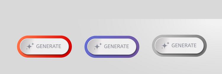 modern gradient buttons for ai generate vector image