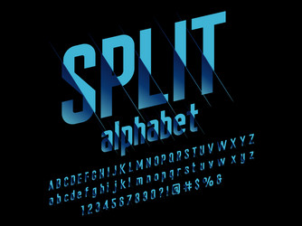 split font vector