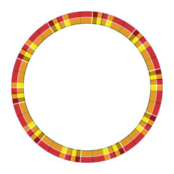 round frame vintage pattern design template vector image