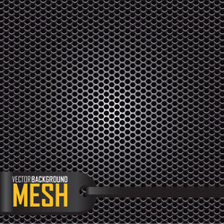 Metal mesh background vector