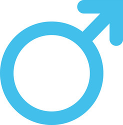 male man symbol gender and sexual orientation vector