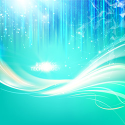 blue background with bigdata cyber code vector image