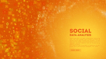 big data cloud computing blockchain visualiztion vector image
