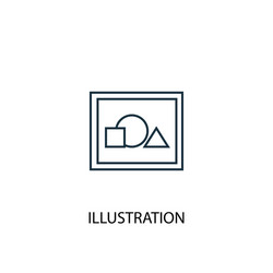 concept line icon simple element vector image