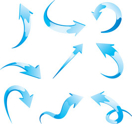 Dynamic Arrow Collection vector image