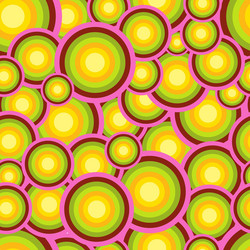 Psychedelic Circle Pattern vector image