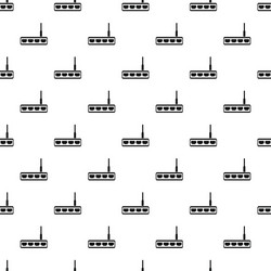router pattern simple style vector image