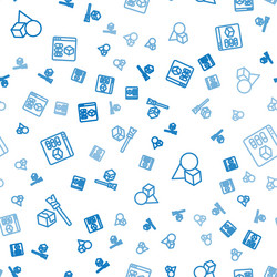 set line isometric cube basic geometric shapes vector image