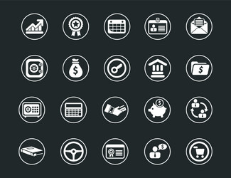 web site icons set communication internet icon vector