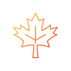 Canada flag maple leaf icon Royalty Free Vector Image