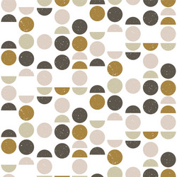 abstract seamless geometric pattern with circles vector image