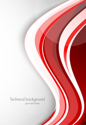 Abstract wavy background vector