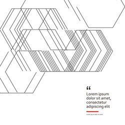 modern seamless geometry pattern hexagon vector image