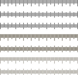 ruler scale measure or length measurement vector image