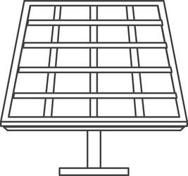 Solar panel icon vector