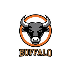 Buffalo logo Royalty Free Vector Image - VectorStock