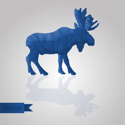 Triangular Moose Background vector image