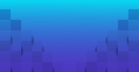 abstract 3d background from convex squares vector image