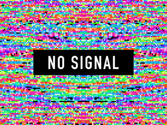 Glitch Camera - No Signal Effect vector image