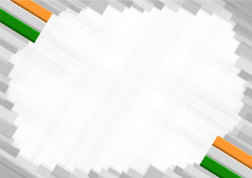 Border made with india national colors Royalty Free Vector