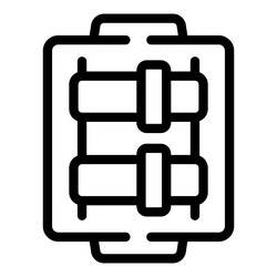 electrician installing new fuse box for home vector image