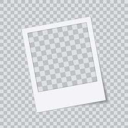 abstract creative photo frame for web vector image