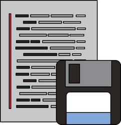 programming coding language vector image