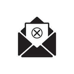 alert message icon report mail vector image