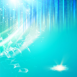 blue background with bigdata cyber code vector image